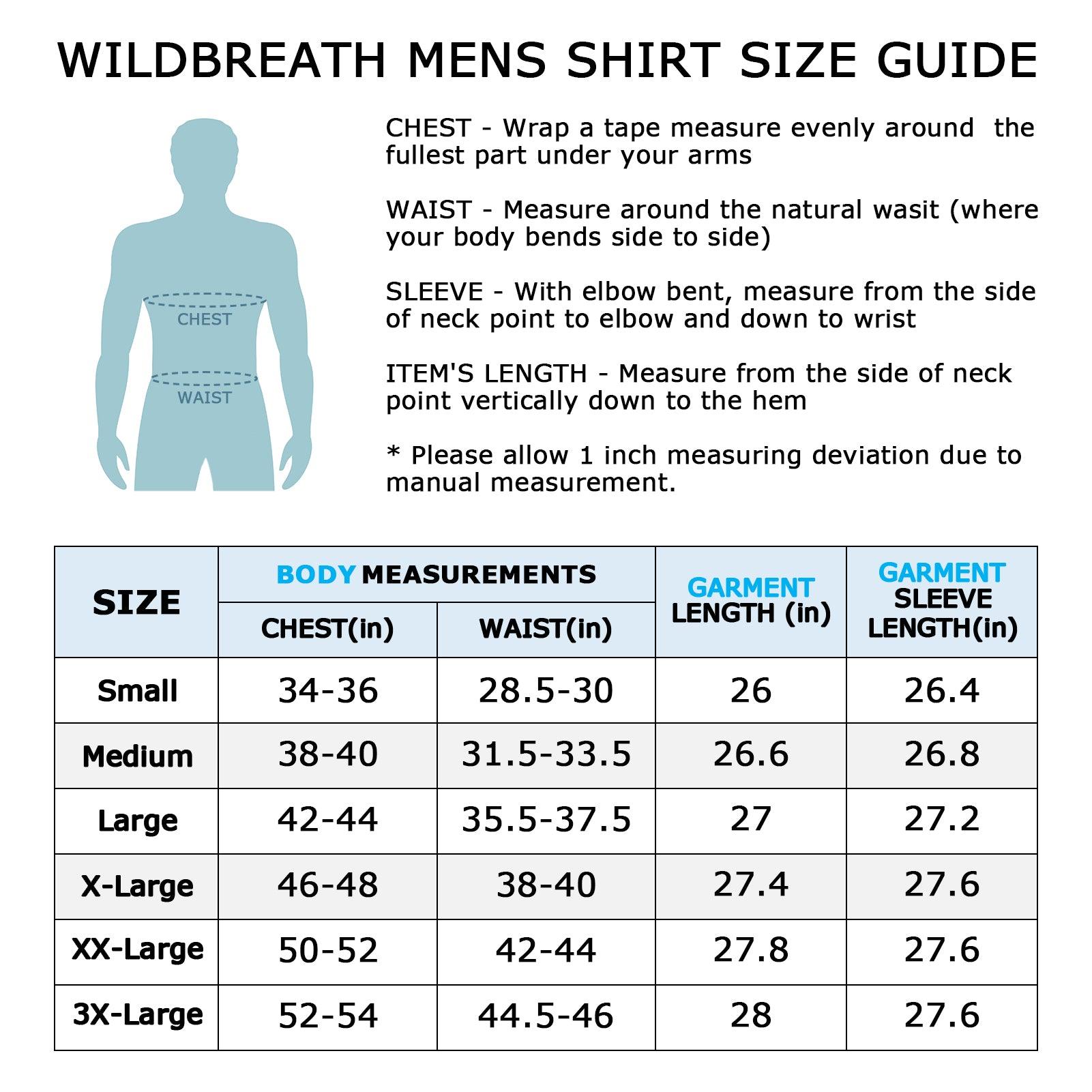 WILDBREATH Men's UPF 50+ Compression Rash Guard