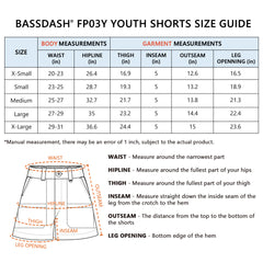 Youth 5in UPF 50+ Quick Dry Fishing Shorts FP03Y