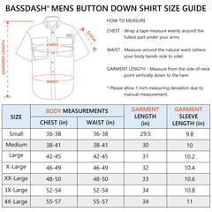 Men's UPF 50+ Short Sleeve Button Down