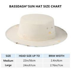 UPF 50+ Patterned Under Brim Foldable Bucket Sun Hats FH18