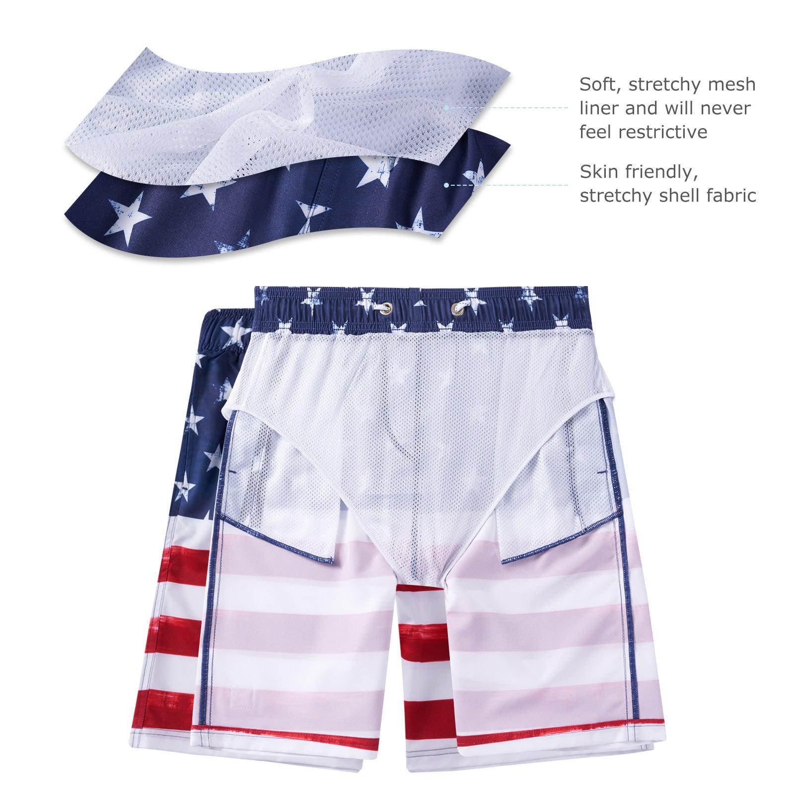 WILDBREATH Boys UPF 50+ Quick Dry Swim Trunks - Bassdash