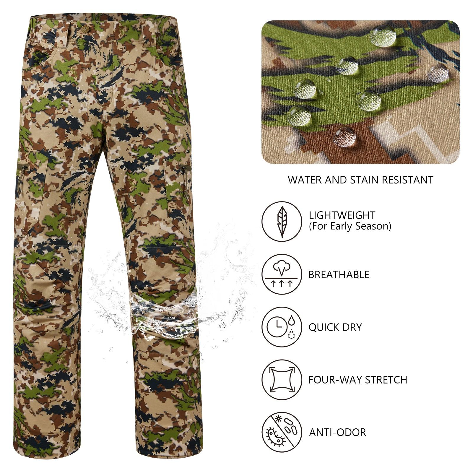 Bassdash Tracker Lightweight Hunting Pants for Men Early Season Highland / 32W x 32L