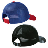 Kids Youth Fishing Sun Hat Mesh Back Adjustable Baseball Trucker Cap 2PCS/Pack