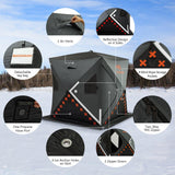 Pop Up Ice Fishing Shelter 2-3, 3-4 Person