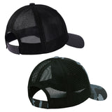 Kids Youth Fishing Sun Hat Mesh Back Adjustable Baseball Trucker Cap 2PCS/Pack