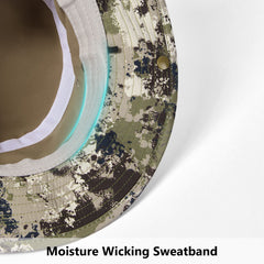 UPF 50+ Patterned Under Brim Foldable Bucket Sun Hats FH18