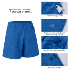 Youth 5in UPF 50+ Quick Dry Fishing Shorts FP03Y