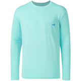 Men’s UPF 50+ Long Sleeve Fishing Shirt with Chest Pocket - Bassdash