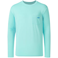 Men’s UPF 50+ Long Sleeve Fishing Shirt with Chest Pocket - Bassdash