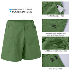Men's 6in Quick Dry Water Resistant UPF 50+ Shorts FP03M