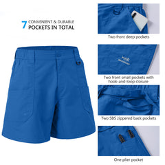 Men's 6in Quick Dry Water Resistant UPF 50+ Shorts FP03M