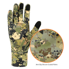 Men's Lightweight UPF 50+ Camo Hunting Gloves HG05