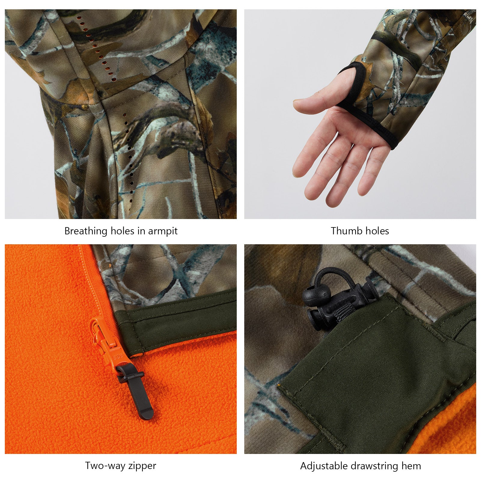 Reversible Lightweight Insulated Hunting Jacket