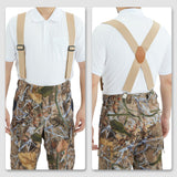 Men’s Elastic Suspenders with Heavy Duty Metal Clips
