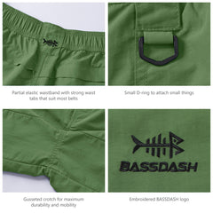 Men's 8in Quick Dry Water Resistant UPF 50+ Shorts