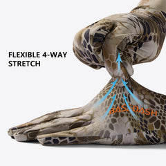 Men's Lightweight UPF 50+ Camo Hunting Gloves HG05