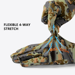 Men's Lightweight UPF 50+ Camo Hunting Gloves HG05