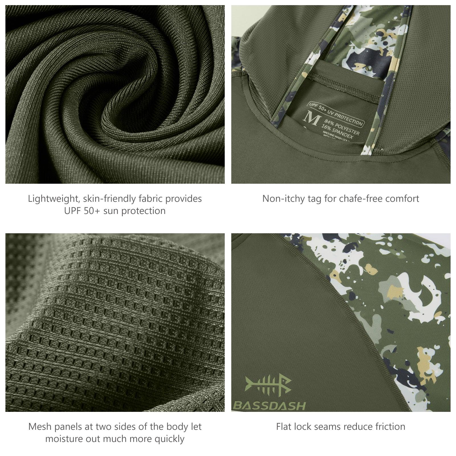 Long Sleeve Fishing Shirt with Hood | Bassdash Fishing