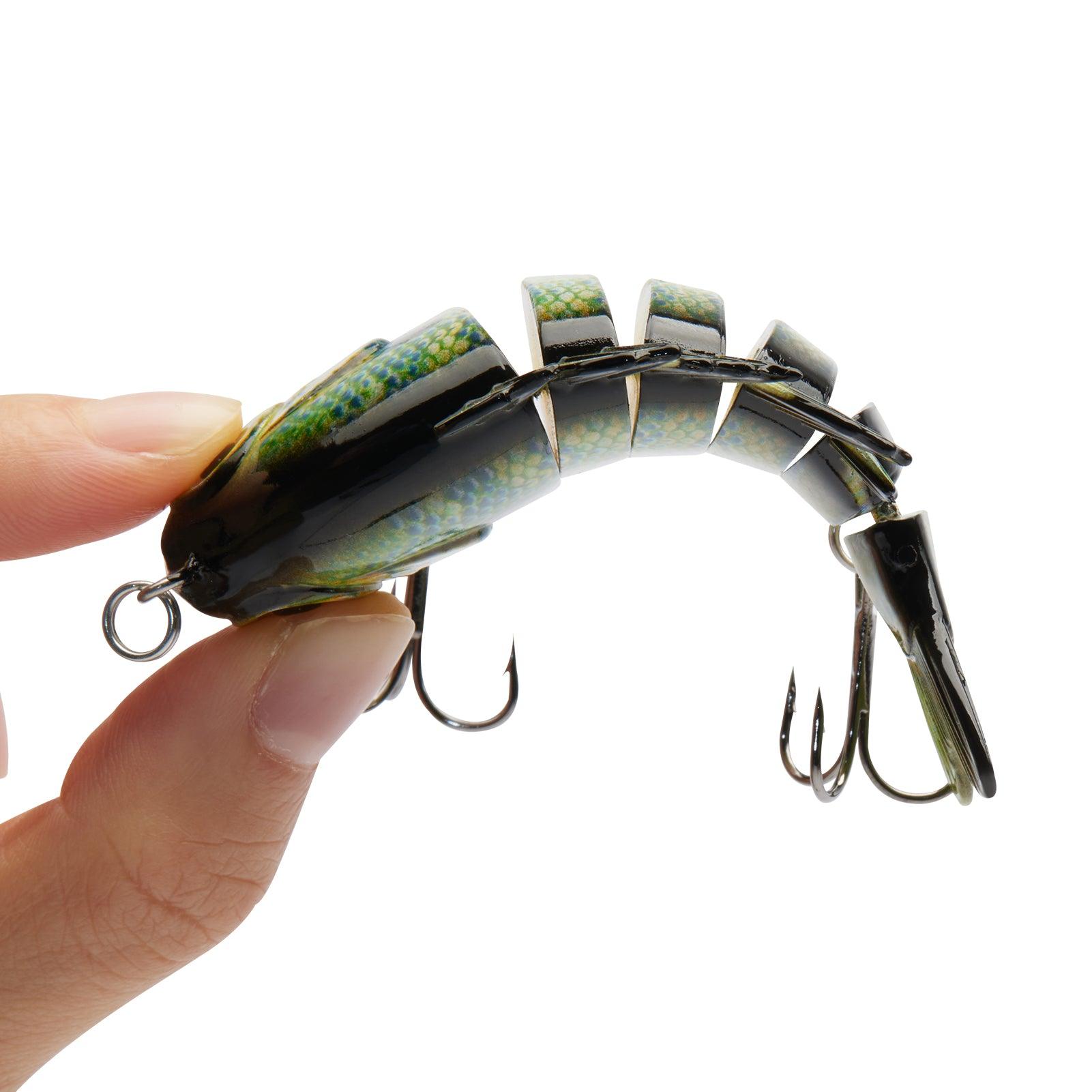  BASSDASH SwimPanfish Multi Jointed Panfish Bluegill Swimbaits  Hard Topwater Bass Lures Fishing Lure Crank Saltwater 3.5in/0.85oz : Sports  & Outdoors