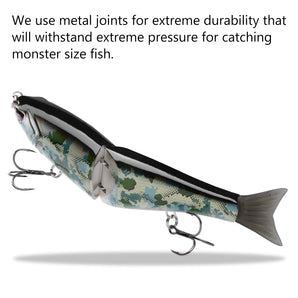 SwimShad Glide Baits Single-Jointed Hard Fishing Lure New Color