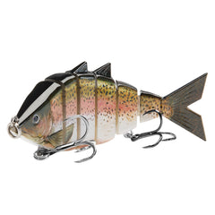 Bone Swimbait Multi Jointed Hard Fishing Lure for Bass