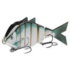 Bone Swimbait Multi Jointed Hard Fishing Lure for Bass