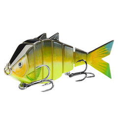 Bone Swimbait Multi Jointed Hard Fishing Lure for Bass