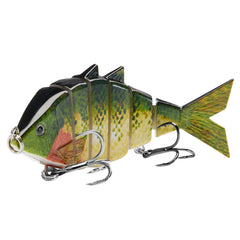 Bone Swimbait Multi Jointed Hard Fishing Lure for Bass