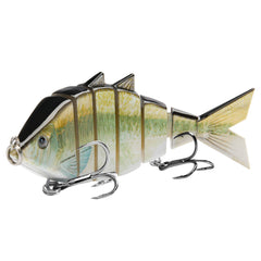 Bone Swimbait Multi Jointed Hard Fishing Lure for Bass