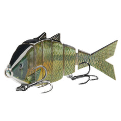 Bone Swimbait Multi Jointed Hard Fishing Lure for Bass