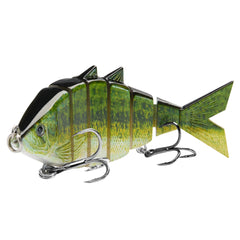 Bone Swimbait Multi Jointed Hard Fishing Lure for Bass