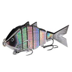 Bone Swimbait Multi Jointed Hard Fishing Lure for Bass