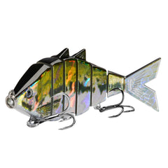 Bone Swimbait Multi Jointed Hard Fishing Lure for Bass
