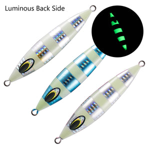 Rover 3-Pack Vertical Jigs Luminous Slow Jigging Fishing Lure