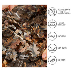 hunting blind camouflage netting with backing netting