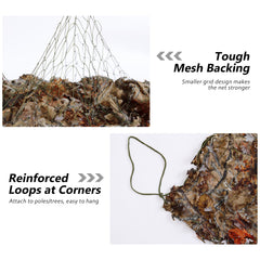 hunting blind camouflage netting with backing netting