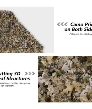 hunting blind camouflage netting with backing netting - Bassdash
