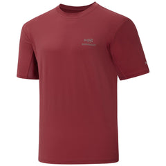 Red performance fishing shirts 