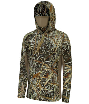 Men's UPF 50+ Long Sleeve Hunting Hoodie with Mask FS06M