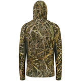 Men's UPF 50+ Long Sleeve Hunting Hoodie with Mask FS06M - Bassdash
#color_marshreed