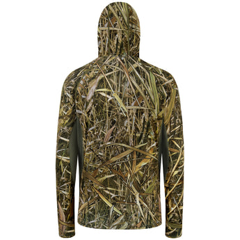 Men's UPF 50+ Long Sleeve Hunting Hoodie with Mask FS06M - Bassdash
#color_marshreed