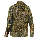 Men's UPF 50+ Long Sleeve Hunting Hoodie with Mask FS06M - Bassdash
#color_marshreed