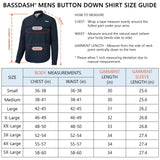 Men's UPF 50+ Long Sleeve Fishing Button Down Shirt FS21M - Bassdash