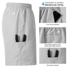 Men's 8in Quick Dry UPF 50+ Water Shorts FP04M