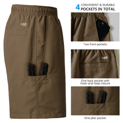 Men's 8in Quick Dry UPF 50+ Water Shorts FP04M