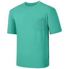 Men UPF 50+ Short Sleeve Pocket Sun Shirt FS26M