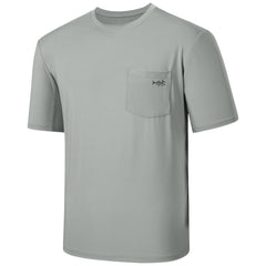 Men UPF 50+ Short Sleeve Pocket Sun Shirt FS26M