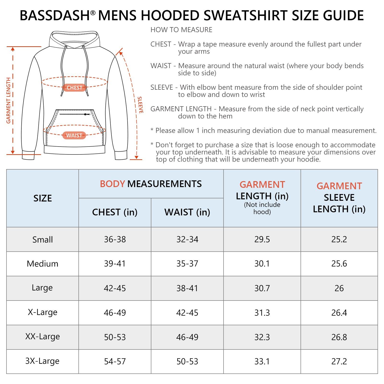 Men's Hunting Fleece Hoodie Pullover FS29M - Bassdash
