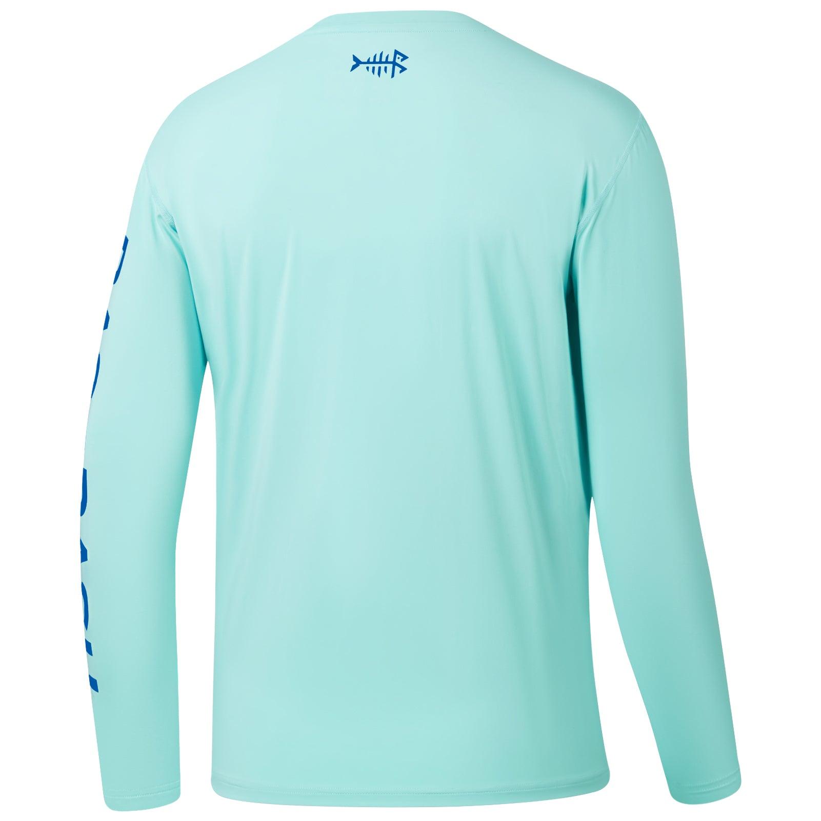 Men's UPF 50+ Long Sleeve UV Sun Shirts FS31M - Bassdash