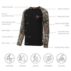 Men's UPF 50+ Camo Shirt - Bassdash